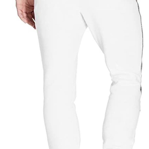 Guess Leonardo Block Joggers White/Grey Size Large - Picture 3 of 7